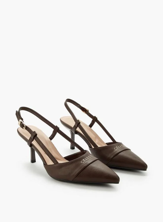 سيليست حذاء نسائي بكعب خنجر مدبب